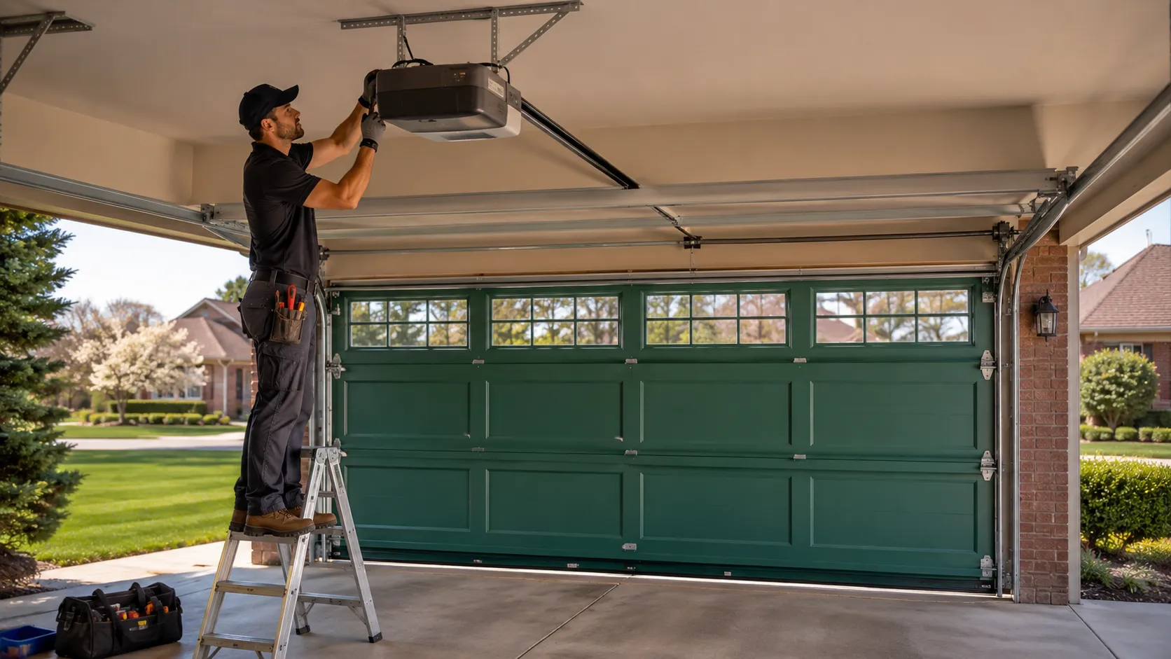 Garage Door Service for New Albany, Built Newer Than Most of the Area
