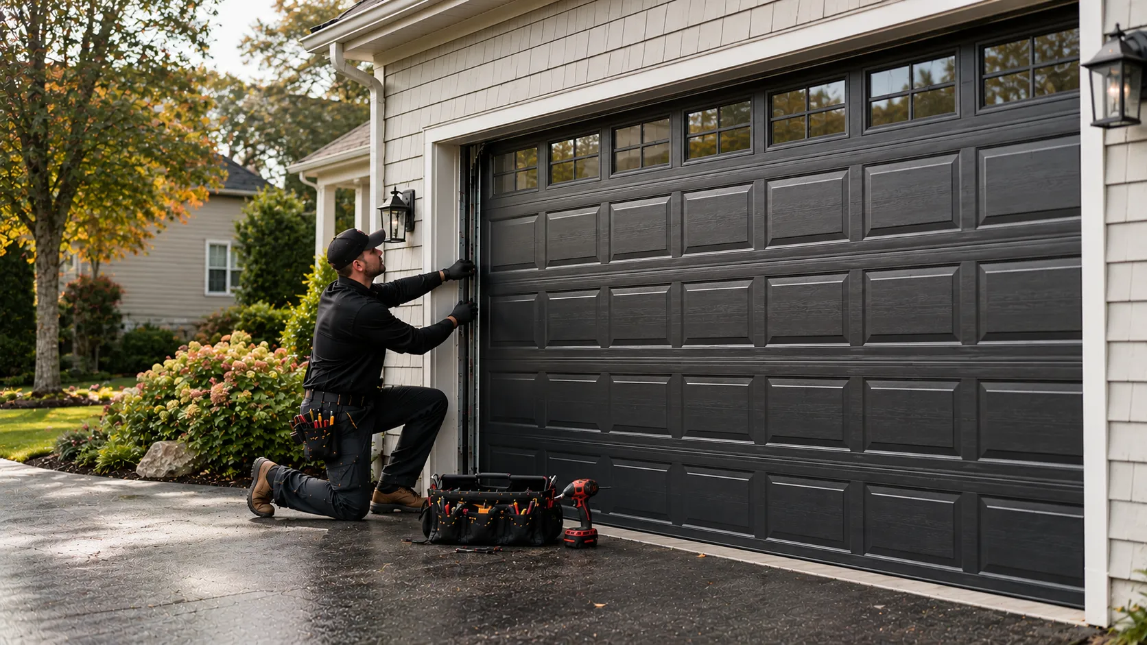 Opener Installs for Blacklick Estates' 1966-Era Garages