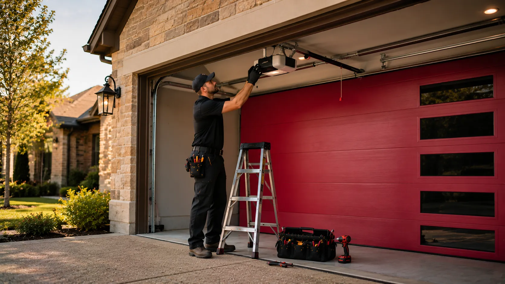 Garage door guides for Reynoldsburg homeowners
