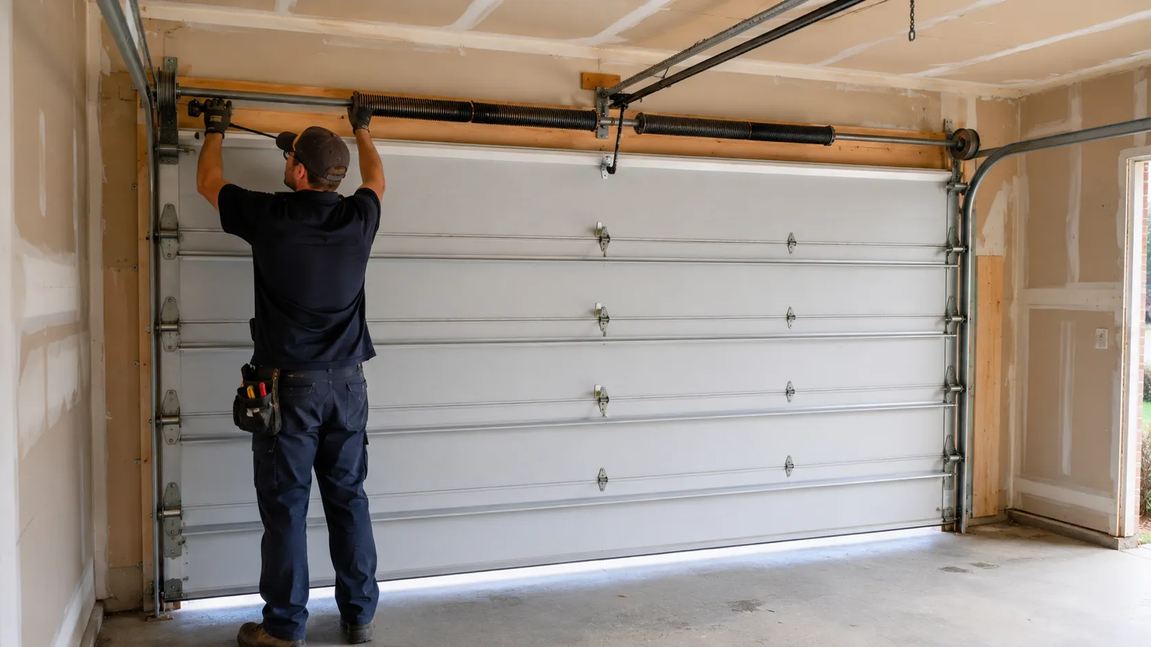 Garage Door Help for Reynoldsburg When the Cold Snaps a Spring