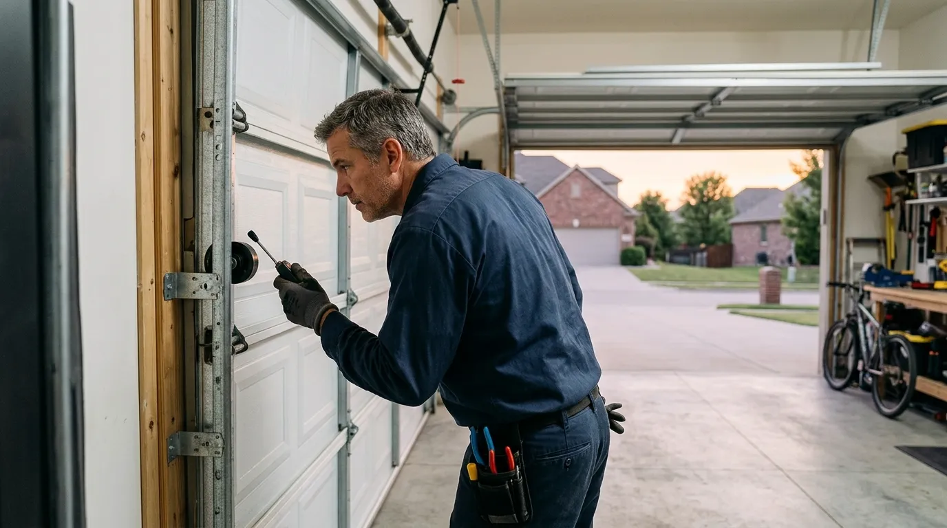 Garage Door Help for Reynoldsburg When the Cold Snaps a Spring