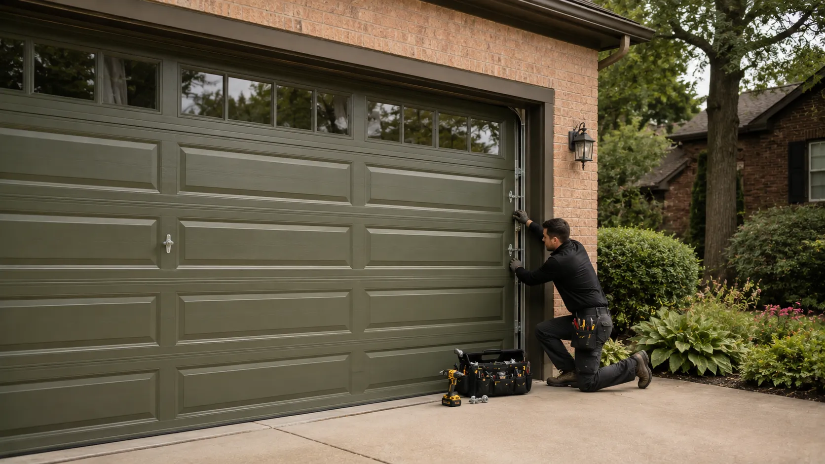 Garage doors we install
